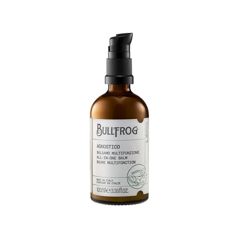 Bullfrog Balsamo barba multifunzione agnostico in vetro 100 ml 25,00 € Barberia