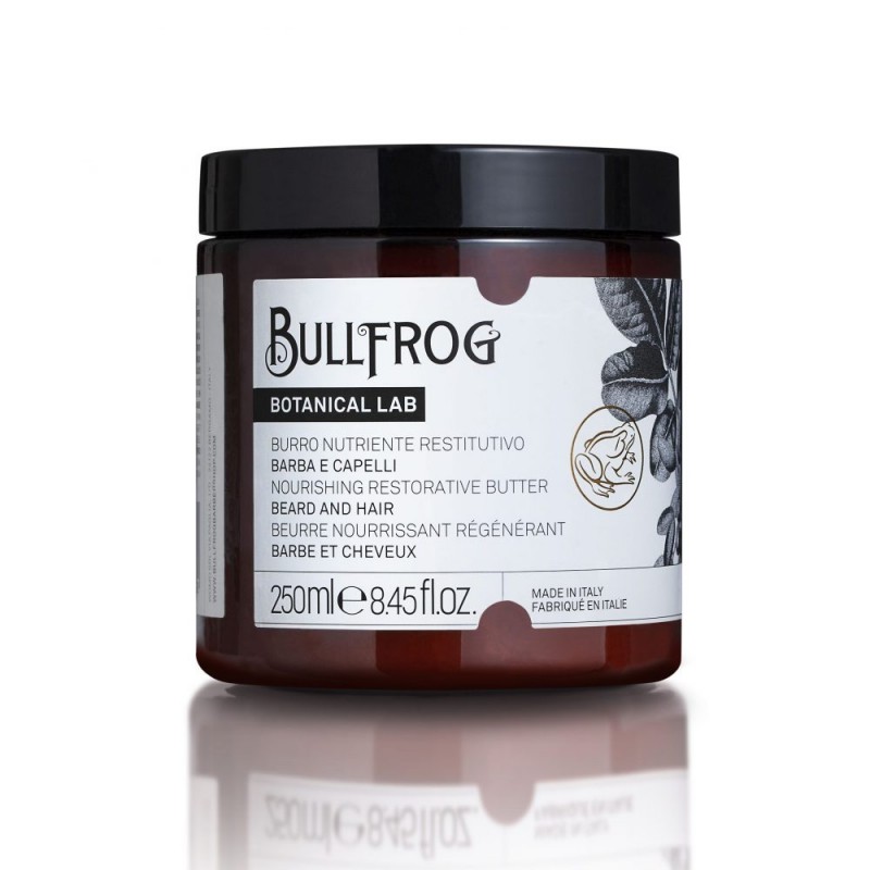 Bullfrog Burro nutriente restitutivo barba e capelli 250 ml 25,00 € Barberia